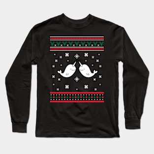 'Narwhal Premium' Cute Christmas Narwhal Long Sleeve T-Shirt